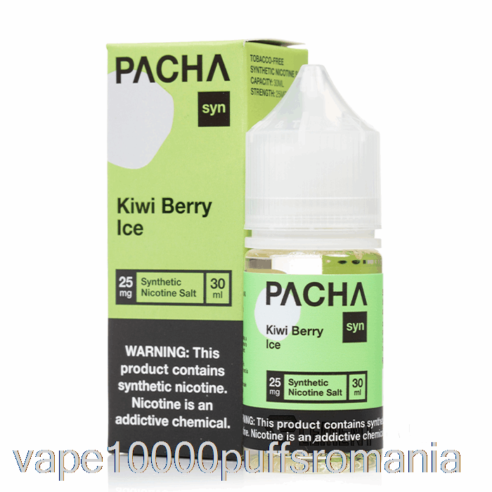 Vape Romania Gheata Din Fructe De Kiwi - Saruri Pacha Syn - 30ml 25mg
